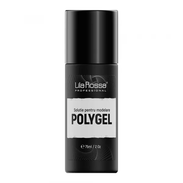 Kit Polygel Premium Milky White, Lila Rossa, pensula, tipsuri, lichid modelare, Fast Builder Polygel 60 g