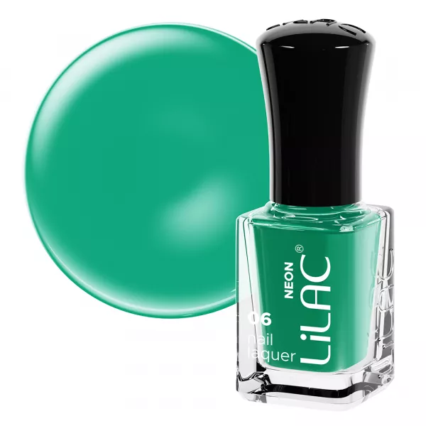 Lac de unghii Lilac, Neon, 6 g, Tropic Green