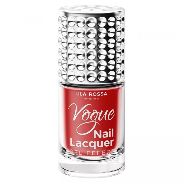 Lac de unghii, Lila Rossa, Vogue, gel effect, 10 ml, Red