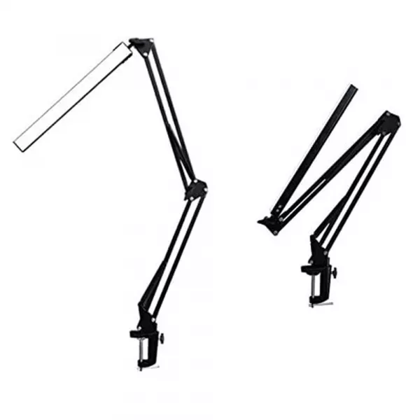 Lampa profesionala LED pentru masa, ajustabila, cu suport de prindere, negru