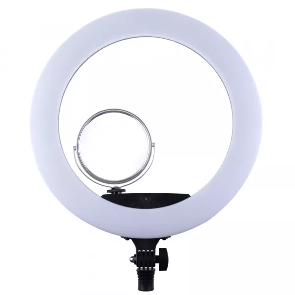 Lampa circulara, ring light, Lila Rossa, pentru cosmetica, 15 inch