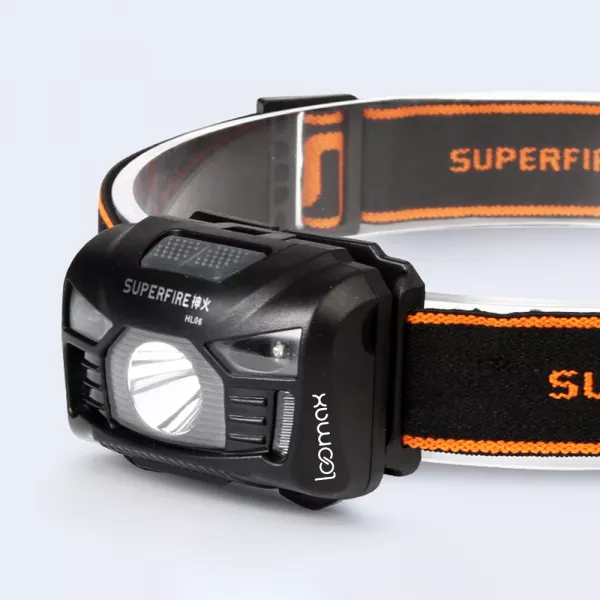 Lanterna Loomax frontala, Waterproof, Led, de actiune, cu incarcare USB, HL06