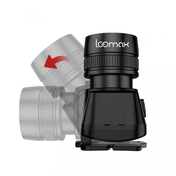 Lanterna Loomax frontala, Waterproof, Led, de actiune, cu incarcare USB, HL50