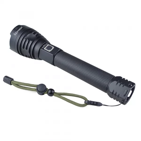 Lanterna Loomax, waterproof, led, de actiune, cu acumulator si incarcare USB, 6000 lm, 11-10002
