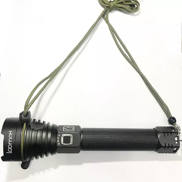 Lanterna Loomax, waterproof, led, de actiune, cu acumulator si incarcare USB, 6000 lm, 11-10002