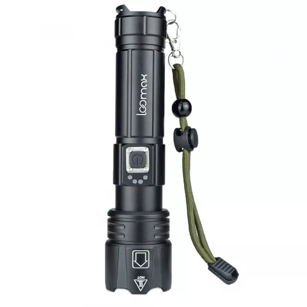 Lanterna Loomax, waterproof, led, de actiune, cu acumulator si incarcare USB, 11-10004