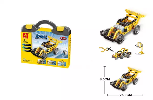Masina de asamblat 4 in 1 Karemi, 216 piese