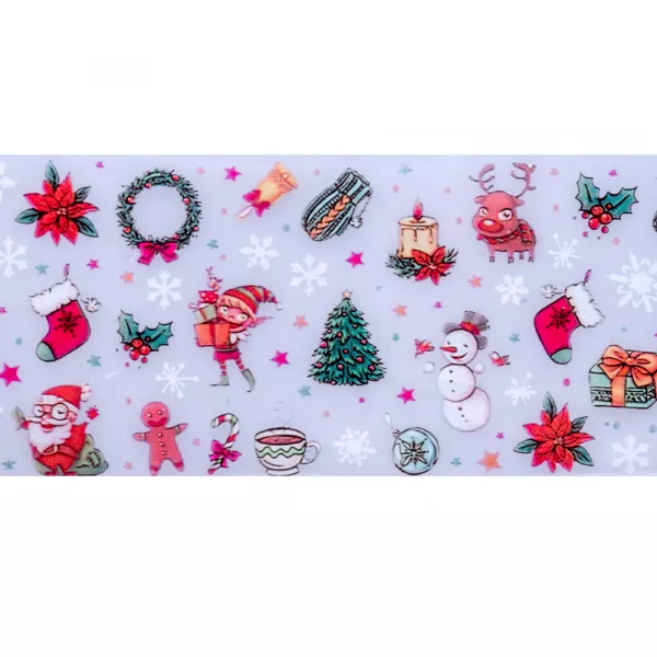 Set folii de transfer Lila Rossa, Christmas Collection, 10 buc