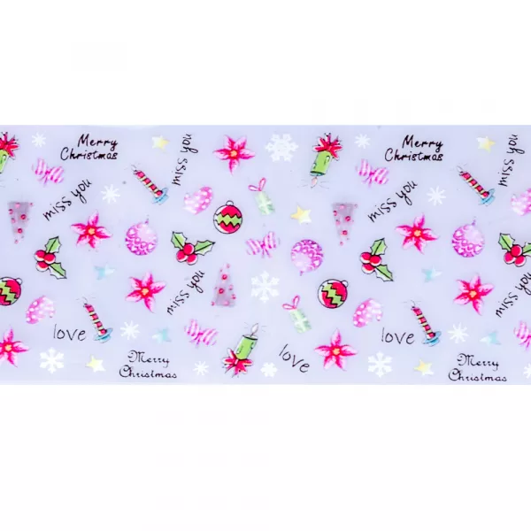 Set folii de transfer Lila Rossa, Christmas Collection, 10 buc