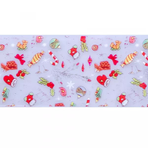 Set folii de transfer Lila Rossa, Christmas Collection, 10 buc