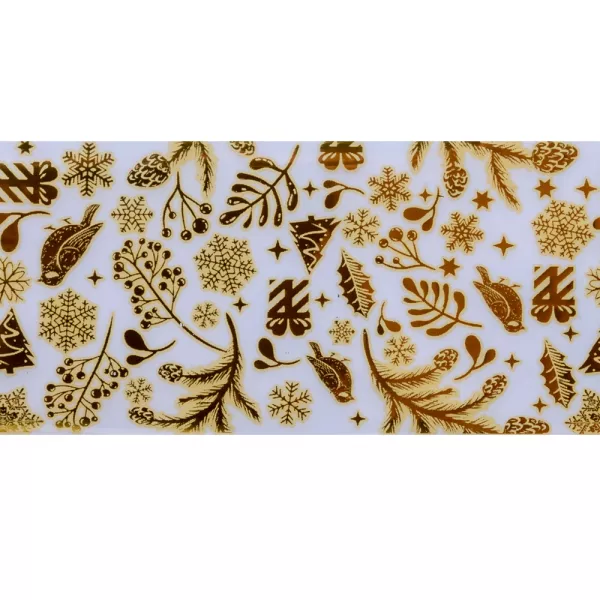 Set folii de transfer Lila Rossa, Gold Christmas Collection, 10 buc