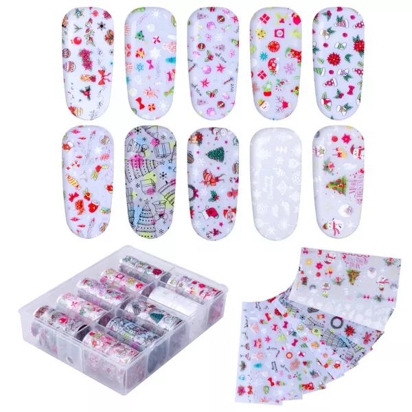 Set folii de transfer Lila Rossa, Holiday Collection, 10 buc