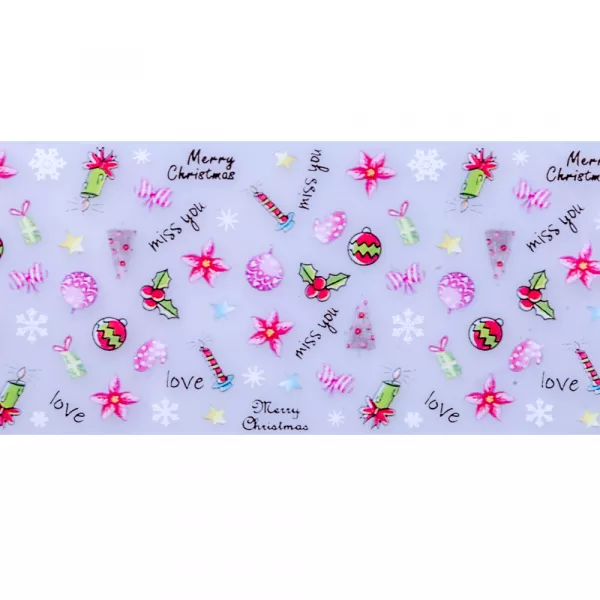 Set folii de transfer Lila Rossa, Holiday Collection, 10 buc