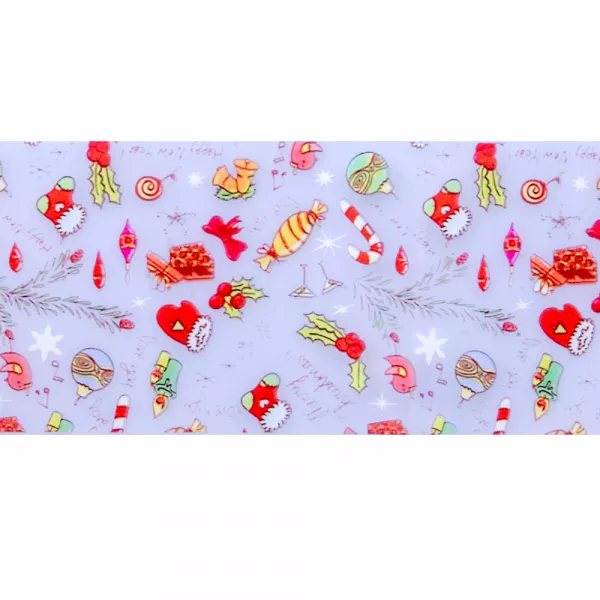 Set folii de transfer Lila Rossa, Holiday Collection, 10 buc