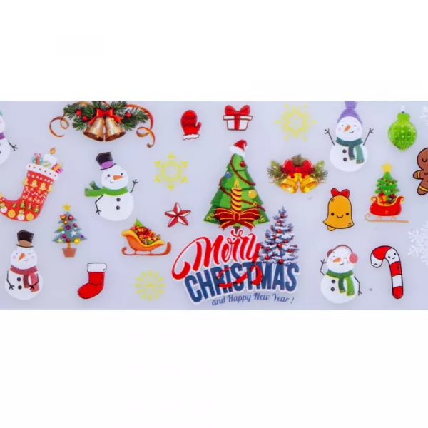 Set folii de transfer Lila Rossa, Santa's Collection, 10 buc