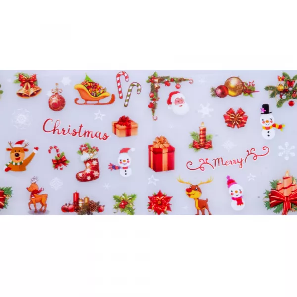 Set folii de transfer Lila Rossa, Santa's Collection, 10 buc