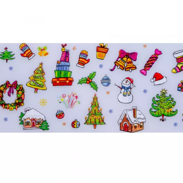 Set folii de transfer Lila Rossa, Santa's Collection, 10 buc