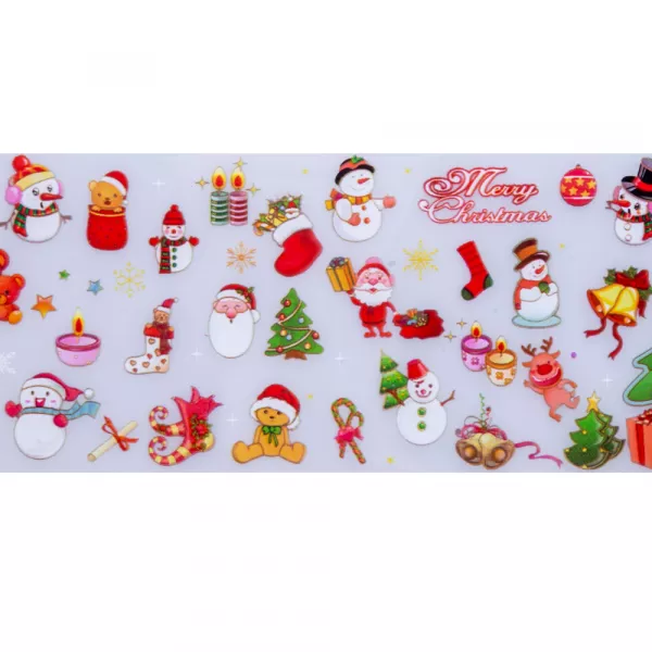 Set folii de transfer Lila Rossa, Santa's Collection, 10 buc
