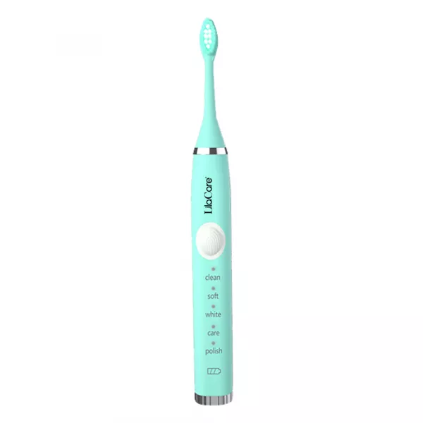 Periuta de dinti electrica cu 4 capete, Lila Care cu incarcare USB, verde