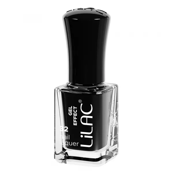 Lac de unghii Lilac, Gel Effect, 6 g, Black