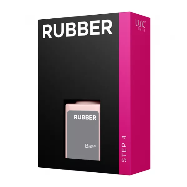 Lilac Rubber Base, baza pentru oja semipermanenta, 6g