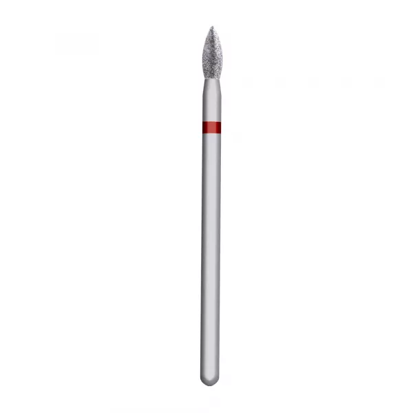 Capat freza din carbid, Lila Rossa, varf conic, argintiu, duritate fina, 77740-MB-P2-RD