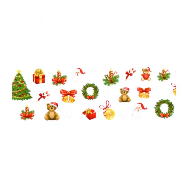 Set folii de transfer Lila Rossa, Christmas Day Collection, 10 buc