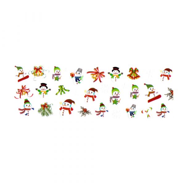 Set folii de transfer Lila Rossa, Christmas Day Collection, 10 buc