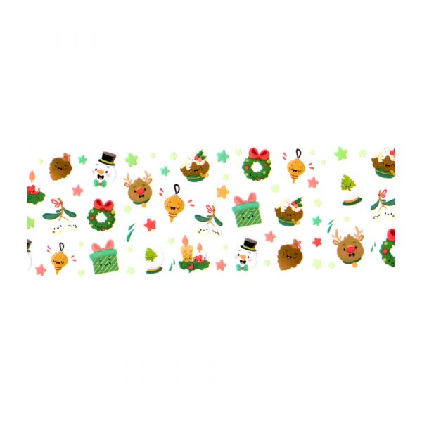 Set folii de transfer Lila Rossa, Christmas Night Collection, 10 buc