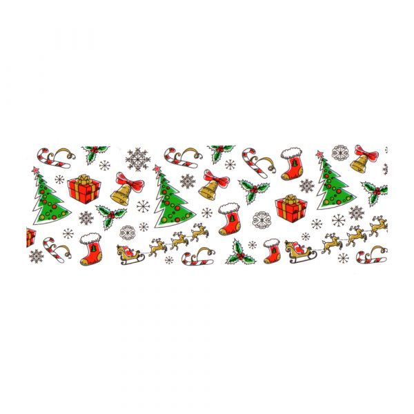 Set folii de transfer Lila Rossa, Christmas Night Collection, 10 buc