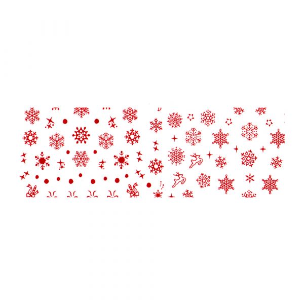 Set folii de transfer Lila Rossa, Winter Lace Collection, 10 buc