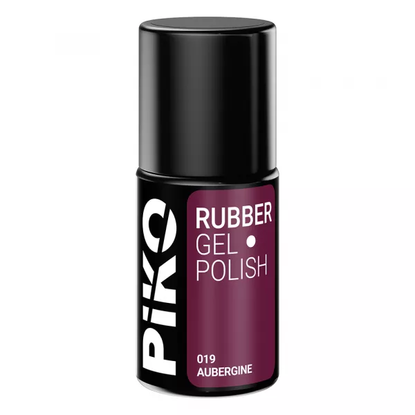 Oja semipermanenta Piko, Rubber, 7ml, 019  Aubergine