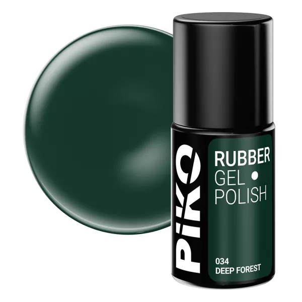 Oja semipermanenta Piko, Rubber, 7ml, 034 Green
