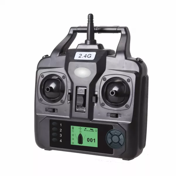 Barca pentru plantat momeala cu telecomanda Loomax, 1 cuva, raza maxima 500 m, cu GPS, neagra, capacitate 2 Kg