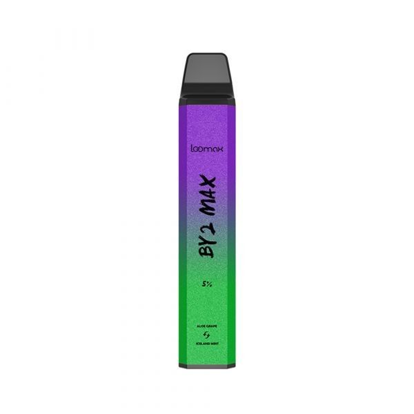 Narghilea electronica Loomax, 2 in 1, 5000 de pufuri,  nicotina 5%, aloe grape si ice  mint