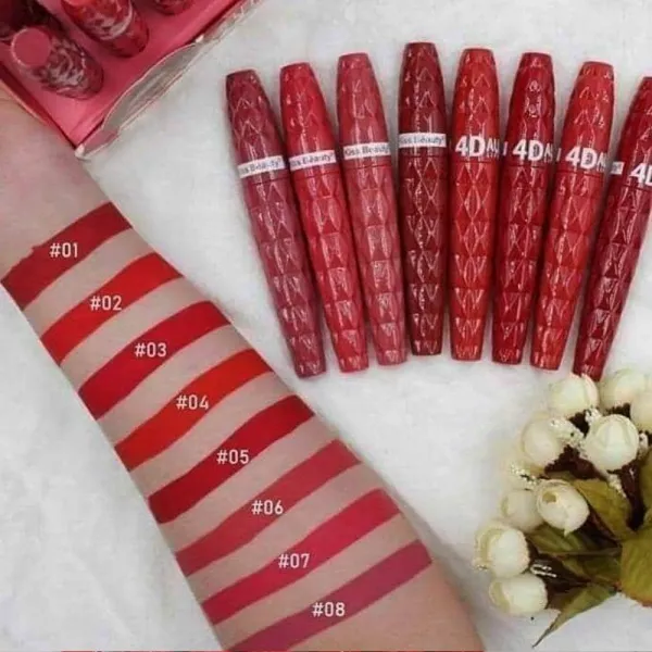 Luciu de buze 4D, de lunga durata, Allure, Kiss Beauty, nuanta 06