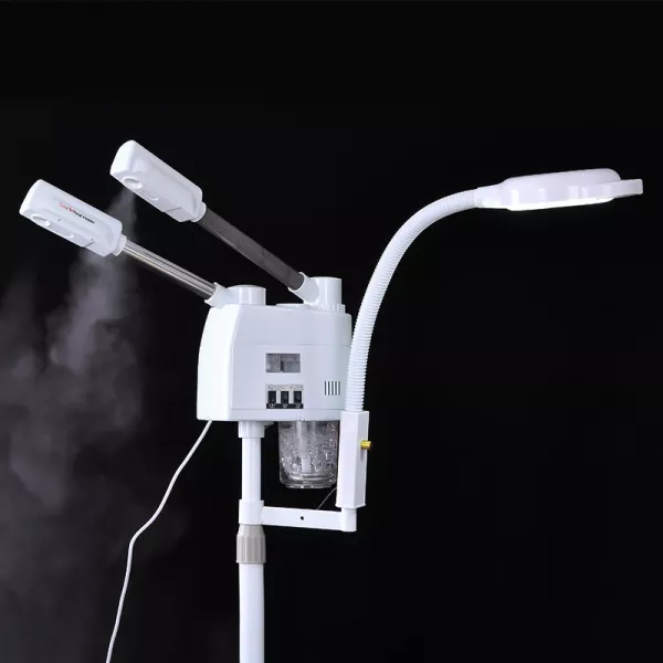Lupa cosmetica cu vapozon, Lila Rossa, cu LED 8x