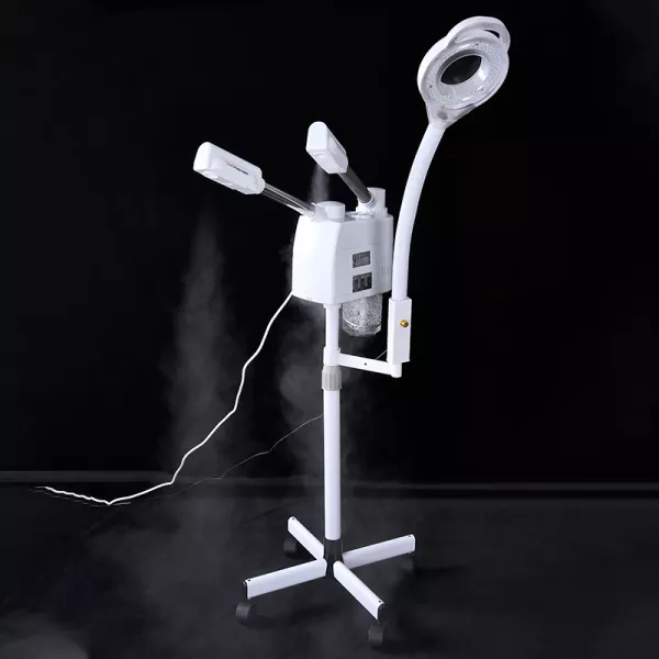 Lupa cosmetica cu vapozon, Lila Rossa, cu LED 8x