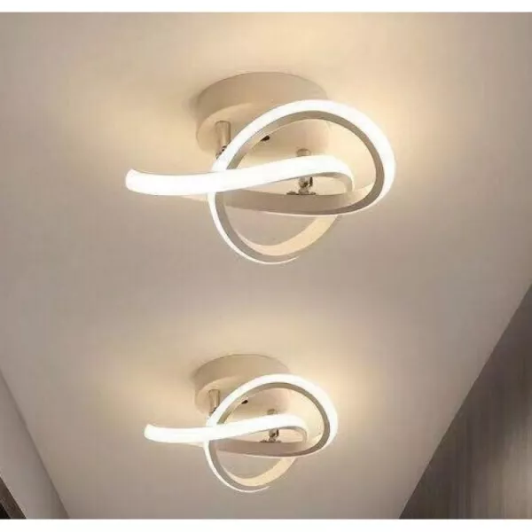 Lustra LED, Infinity, alba, lumina calda, neutra, rece