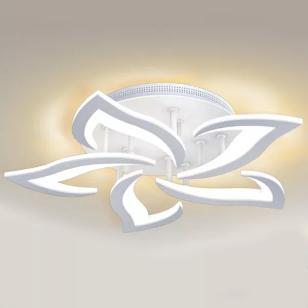 Lustra led cu telecomanda, lumina reglabila, lumina rece, calda,  neutra