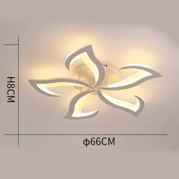 Lustra led cu telecomanda, lumina reglabila, lumina rece, calda,  neutra