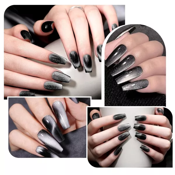 Magnet pentru Unghii Cat Eye 5 in 1 Negru