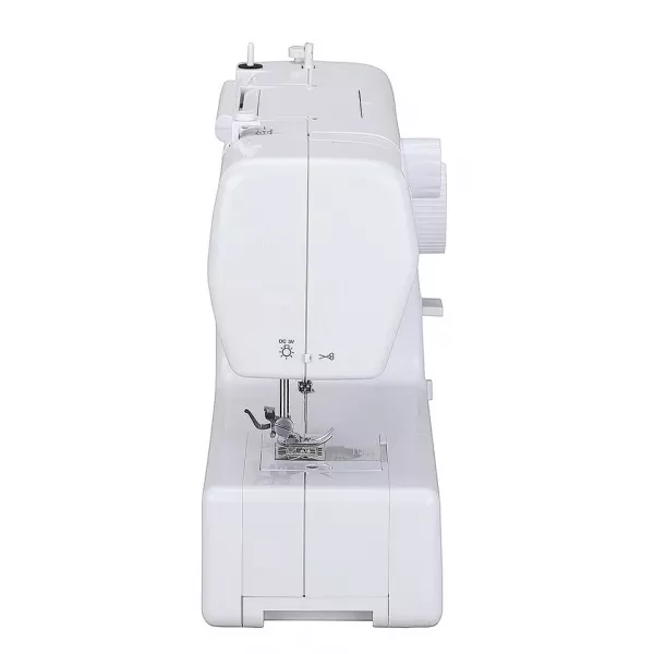Masina de cusut electrica Karemi, 59 de tipuri de cusaturi, de 2 viteze,coasere inainte si inapoi, multifunctionala, alb