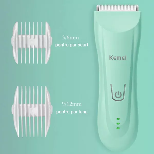 Masina de tuns pentru copii, Kemei, KM-811, silentioasa, reincarcabila USB