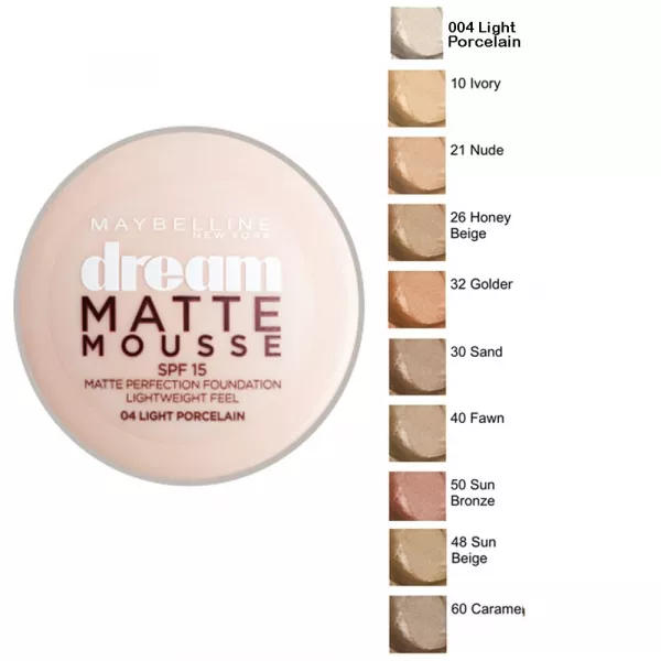 Maybelline DREAM MAT MOUSSE 21 NUDE