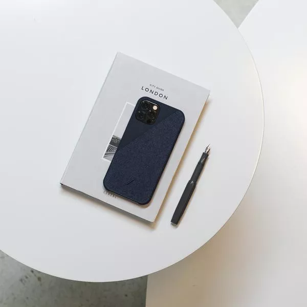 Husa telefon Native Union, Clic Canvas - iPhone 12 mini, indigo