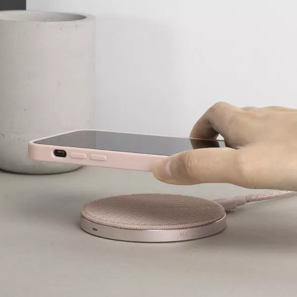 Husa telefon Native Union, Clic Canvas - iPhone 12 mini, rose