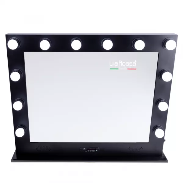 Oglinda SMART pentru makeup cu leduri, functie bluetooth music, port USB