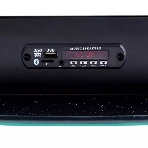 Oglinda SMART pentru makeup cu leduri, functie bluetooth music, port USB