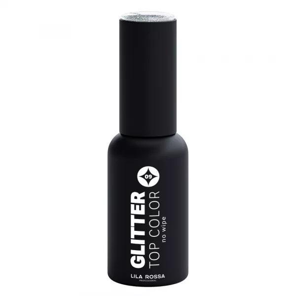 Oja semipermanenta Lila Rossa, Glitter Top Color, Holographic, 7 ml